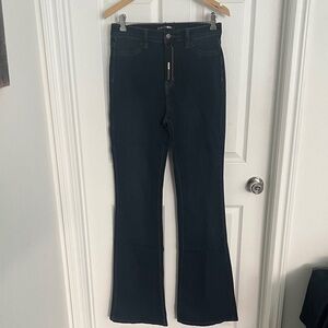 Fashion Nova Black High-Rise Flare Jeans
